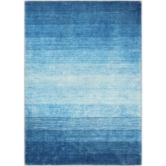 Modern Ombre Washable 5x7 Area Rugs,Large Blue Rug for Bedroom,Non-Shedding Living Room Throw Rug,Non-Slip Abstract Dining Room Floor Carpet for Bedside Kids Room Office