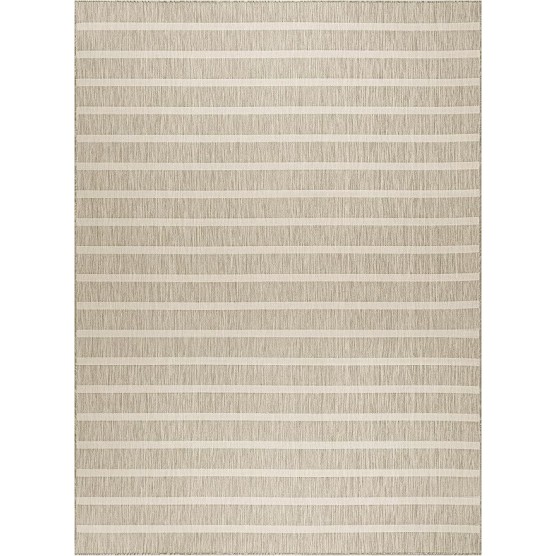 Nourison Positano Indoor/Outdoor Grey Ivory 9' x 12' Area Rug, Easy Cleaning, Non Shedding, Bed Room, Living Room, Dining Room, Backyard, Deck, Patio (9x12)