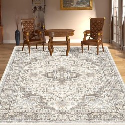 Washable Vintage Area Rug 9x12，Printed Vintage Home Decor, Floor Decoration Carpet Mat，Thin Rug for Living Room, Distressed Oriental Reto Indoor Floor Carpet Rug (Brown Beige 9x12)