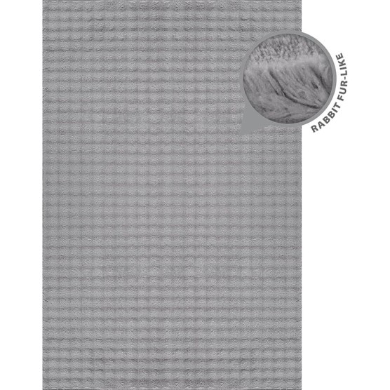 Plush Area Rug 8x10 Modern Fluffy Shag Shaggy Ultra Soft Bedside Rugs Non Slip High Pile Easy to Clean Durable Living Room Dining Room Indoor Carpet (8 x 10 Gray)