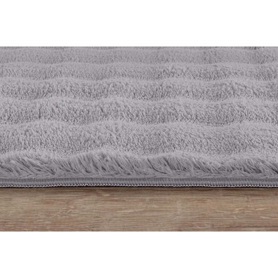 Plush Area Rug 8x10 Modern Fluffy Shag Shaggy Ultra Soft Bedside Rugs Non Slip High Pile Easy to Clean Durable Living Room Dining Room Indoor Carpet (8 x 10 Gray)