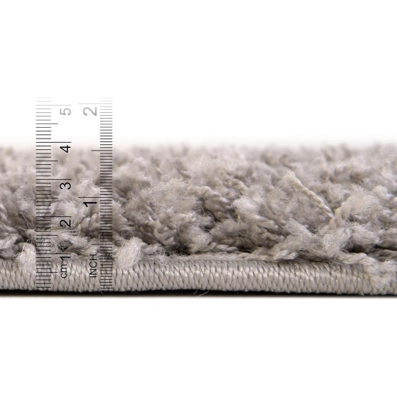 Cozy Solid Shag Collection Rug – 8' x 10' Cloud Gray Shag Rug Perfect for Living Rooms, Large Dining Rooms, Open Floorplans