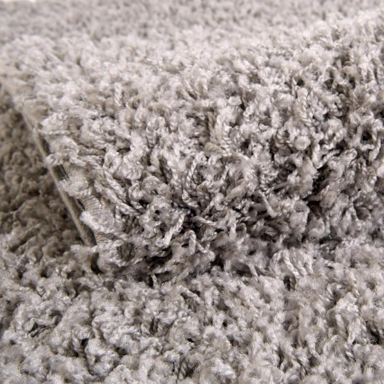 Cozy Solid Shag Collection Rug – 8' x 10' Cloud Gray Shag Rug Perfect for Living Rooms, Large Dining Rooms, Open Floorplans