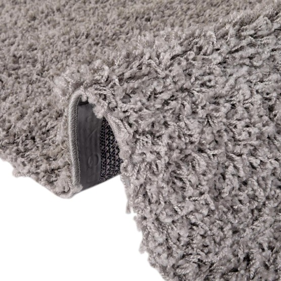 Cozy Solid Shag Collection Rug – 8' x 10' Cloud Gray Shag Rug Perfect for Living Rooms, Large Dining Rooms, Open Floorplans