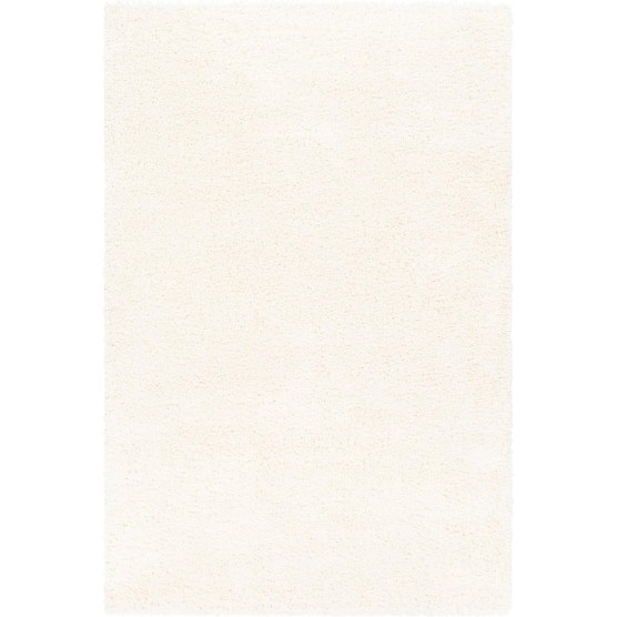 Area Rugs, 5x7 Vere Modern Shag White Area Rug, White Carpet for Living Room, Bedroom or Kitchen (5'3" x 7'3")