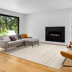 Indoor High-Low Area Rugs | Durable, High-Traffic, Non-Shedding & Stain Resistant | Vania, Cream, 5x7 Standard, 27324